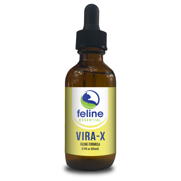 Two Crazy Cat Ladies Feline Essential Vira-X Feline Formula for all virus.