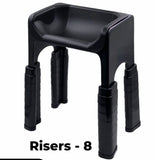 Fluff Trough Stackable Lifts and Extra Silicone Feet