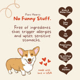 Cocotherapy Pure Hearts Banana Brulee Vegan dog treats free of additives and allergens