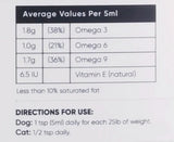 Smart Earth camelina oil omega percentages and dosage
