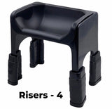 Fluff Trough Stackable Lifts and Extra Silicone Feet