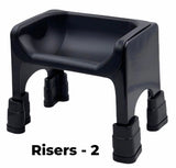 Fluff Trough Stackable Lifts and Extra Silicone Feet