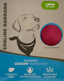 CoolAid pink large cooling bandana