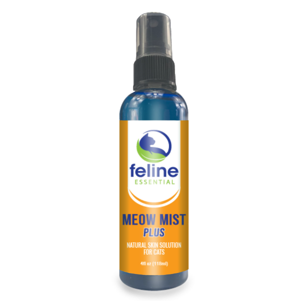 Two crazy Cat ladies feline Essential spray bottle of Meow Mist for first aid. 4 oz. bottle