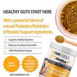 FurBabies PawBiotics+ Advanced Gut Health & Parasite Control For Dogs and Cats