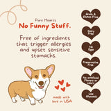 Cocotherapy Pure Hearts Banana Brulee Vegan dog treats free of additives and allergens 