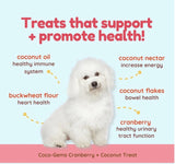 Cocotherapy Cranberry Coconut CocoGems Training Treats Ingredients benefits