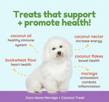 Cocotherapy Moringa Coconut CocoGems Training Treats ingredients benefits