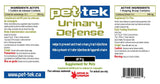 Pet Tek Urinary Defense ingredients and dosage directions - DOGsAGE