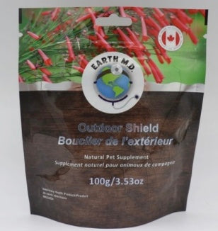 Earth M.D. Outdoor Flea & Tick Shield 100g bag 