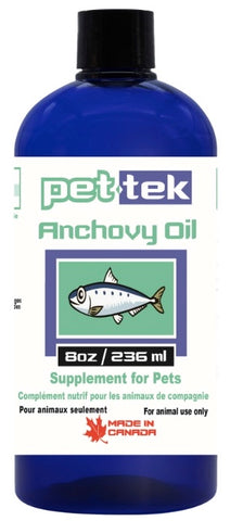 Pet Tek Omega 3 Anchovy Fish Oil